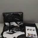 10L0L Golf Cart Driving Enclosures 4 Passenger Extended Roof, Universal Golf Cart Rain Cover for Yamaha EZGO TXT RXV Club Car Precedent DS 86.61" Roof 600D Waterproof Heavy Duty Zipper (Black)