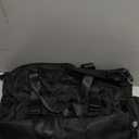 Travel Duffle Bag,Sport Gym Bag for Men And Women with Wet Pocket,Weekender Bag Carry On Tote Bags for Airplane (Black, M)