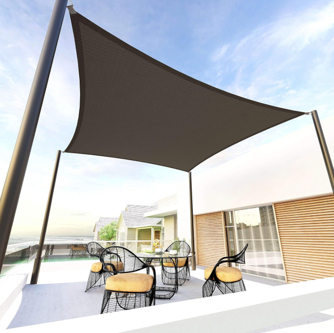 Tronssien Rectangle 16'x20' Sun Shade Sail,95% UV