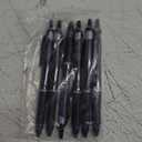 PILOT Acroball Colors Advanced Ink Refillable & Retractable Ball Point Pens, Medium Point, Black Ink, 6 Pack