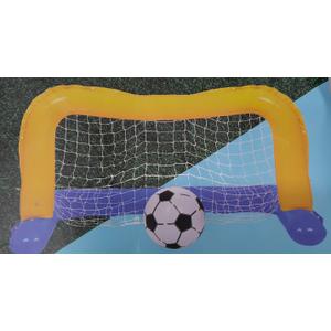 Inflatable Soccer With Goal Game Inflates To 39.5 in x 19.7 in x 22.01 in