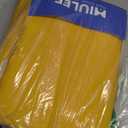 MIULEE Yellow Back Tab Blackout Curtains 63 Inch Length 2 Panels Set for Living Room Bedroom Privacy, Rod Pocket/Pinch Pleat Thermal Insulated Room Darkening Pleated Light Blocking Drapes