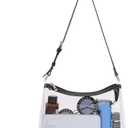 2 x Clear Bag for Stadium Events  Women's Clear Shoulder Bag  Transparent Bag for Concerts, Sports Events and Game Days