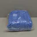 Medline Spunbond Polypropylene Nonskid Shoe Covers, Blue, Regular/Large, Serged Seam, Box of 100 Each