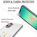 Unov Case for Galaxy A17 / A26 / F17 / M17, Crystal Clear Phone Case with [Anti-Slip Embossed Pattern], Shockproof Slim Protective [Anti-Yellowing TPU] Back Cover, Flower Garden