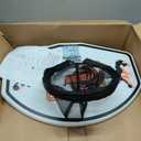 Trampoline Basketball Hoop with Mini Basketball Easy to Install Basketball Hoop for Trampoline Fit for Straight Pole and Curved Pole