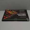 THETCHRY Cutting Boards for Kitchen, Checkered Cutting Board Upgraded, Acacia Wood Chopping Board with Juice Grooves & Handles, Large Butcher Block Serving Tray with Gift Box, 17"X12"X0.8"