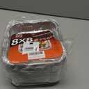 Aluminum Pans 8x8-50 Pack Disposable Baking Pans, 8 Inch Square Tin Foil Pans, Aluminum Roasting Trays for Holiday Cooking, Heating and Baking, Christmas, Parties Meal Prep & Storage