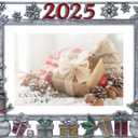 LARAINE Picture Photo Frame 5x7 Metal 2025 Christmas High Definition Display Pictures for Tabletop Home Decorative Holiday Gift (Gray (2025))