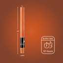 SPAAS Rustic Orange Dinner Candles - Set of 6-10" Unscented for Halloween, Home Decor, Table, Party, Weddings, and Holiday