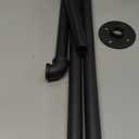 OROPY Industrial Pipe Clothes Rack Wall Mounted Set of 2, 38.4 inches Heavy Duty Iron Pipe Clothing Garment Rail, Multi-Purpose Clothing Hanging Rod for Laundry Room and Closet Storage