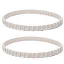 (2 Pack) AR-PRO RCX23002 Replacement Soft Tread Drive Belt - Premium, Heavy-Duty Rubber Pool Cleaner Parts | Compatible with Aquavac Tiger Shark (Plus and QC) and SharkVac Pool Cleaners