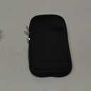 Water Bottle Pouch For Stanley Cup 40oz 30oz, Running Water Bottle Bag for Cards, Keys, Phone, Gym Accessories For Men Women, Travel Tumbler Mug Pouch Compatible With Stanley, Simple Modern (Black)