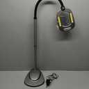 LIGHT IT! By Fulcrum, 20072-401 MultiFlex 12-LED Floor Magnifier Lamp, Silver, Single Pack