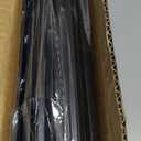 Extra Capacity Plastic Hanging File Folders,12 Pack Reinforced Hang Folders Letter Size,Accordian Pocket,Heavy Duty 2 Inch Expansion,Hard Hanging Folder Organizer for Office Home,Black