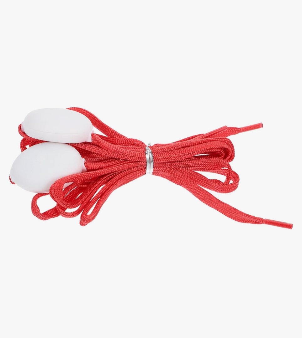LED Luminous Shoelaces Flat Skating Shoes Supplies Red High-end Glow Shoelaces for Night Run Party Concert Performance Compatible with Sports and Flat Shoes