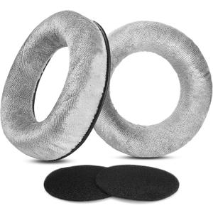 DT770 Earpads,DT990 Ear Pads Cushions Compatible with Beyerdynamic DT 770/Pro,DT 880/Pro,DT 990/Pro,MMX300 Headphones Earpads Replacement(Velvet Fabric and Memory Foam Ear Cushions)