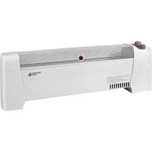 Electric Baseboard Heater, 1500W Convection Heater with Adjustable thermostat and Overheat Protection, Slient Operation Heater for indoor use, White