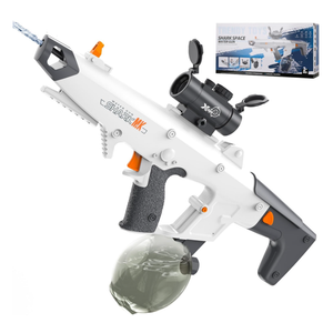 Electric Water Gun for Kids Adults - Automatic Squirt Guns Up to 33 Ft Long Range with Large Capacity 810cc, Summer Outdoor Beach Swimming Pool Party Toys, Gift for Boys Girls Age 6-12 Years Old Blue