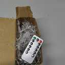 Christmas Snowflake String Lights, 20 FT 40 LED Battery Operated Fairy Lights with Remote, 8 Modes Timer Hanging Decor for Bedroom Patio Party Wall Indoor Outdoor Xmas Tree Decorations Cool White