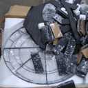 Wellmet Large Crystal Chandelier, 48 Black Farmhouse Chandelier, 9 Tier Luxury Crystal Pendant Light, for Living Room, Entryway, Dining Room, Hallway, Restaurant