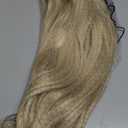 ENTRANCED STYLES Blonde Wig with Bangs, Long Straight Wigs for Women Natural Hair Wigs Synthetic Blond Wigs for Girls Daily Party Halloween Cosplay Wig 22 Inch