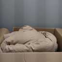Bedsure Oversized King Comforter Set, Khaki Soft Prewashed Bedding for All Seasons, 3 Pieces GentleSoft Bed Set, 1 Lightweight Comforter (120"x98") and 2 Pillowcases (20"x36")