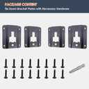 4Pcs Truck Bed Tie Down Anchors Boxlink Plates Compatible with Ford F150 F250 F350 & Raptor 2015-2025 2026