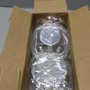 WIKDAY 50 Pack Individual Cupcake Containers, Plastic Cupcake Boxes with Lids, Stackable and Reusable, Clear Design for Cupcakes, Muffins, Donuts, Salad Storage