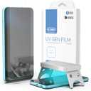 Whitestone DOME UV GEN Film [Tempered glass-like] screen protector for Galaxy S23 with UV lamp [2pack]