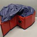 Artilife Whelping Pen for Dogs,Whelping Box for Small Dogs and Puppies,Dog Birth Supplies,Portable Whelping Pool Whelping Box(32" Dia.x8 H) (Red)