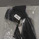 YIHOUSE Black Bathroom Rug Sets 2 Piece, Bathroom Mat Quick Dry, Thin Bath Rug Set,Absorbent Bath Mat for Bath Room Non Slip Washable for Toilet and Floor(17.5"x24"U+17"x24")