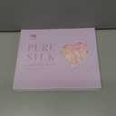 LitBear 100% Mulberry Silk Bonnet for Sleeping Women, 6A 22 Momme, Large Double-Layer Silk Hair Wrap with Tie Band (Pink)