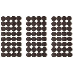 Furnigear Felt Furniture Pads for Hardwood Floors - Self Adhesive Chair Felt Pad, Floor Protector for Furniture Feet, Furniture Sliders Moving Furniture Smoothly, Anti Scratch 96 Pcs 3/4" Round Brown