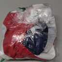 Bradford American Bunting USA Flag 2x4 ft Outdoor, Embroidered Pleated Fan Bunting Flags with 3 Brass Grommets, Patriotic America Flag Buntings for Outside for 4th of July Memorial Day Decorations
