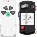 Universal Ceiling Fan Remote Control Kit Dimmable, Replacement for Harbor Breeze Hunter Hampton Bay Litex Kichler Allen + Roth Westinghouse Honeywell Ceiling Fans FAN-28R KUJCE9103 CHQ8BT7030T