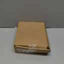 HDBUBALUS Motorcycle Windshield Windscreen,1.57‘’ Fork Mount 5.9‘’ RoundHeadlight For Harley Sportster 883 XL883 1200 Custom XL1200 Low（Black）