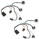 2pcs Headlight Wiring Harness Compatible with 2007-2014 GMC Sierra 1500 2500 HD 3500 HD Replace 15841610 Headlamp Wiring Harness