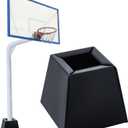 Basketball Square Base Pads for 5"x5" Base Pole Padding Wrap Heavy Duty Outdoor Waterproof Uv-Resistant Basement Pole Cover for Player Protection, 2" Thick