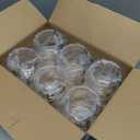 [6 Pack] 27 Ounce Largest Mini Plastic Fish Bowls for Decoration - Fun Sized Fish Bowls for Drinks to Start the Party - Clear Vase for Stunning Centerpieces - Set - Craft Vase Round Clear