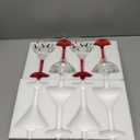 Lenox 893570 Holiday Decal 4-Piece Martini Glass Set, Christmas Dinnerware, Hosting
