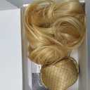 C-ZOFEK Fate/ stay night Saber Arturia Pendragon Girls Golden Cosplay Wig with a Bun (Gold)