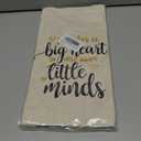 CARAKNOTS Teacher Bag Teachers Gifts for Women Valentines Day Appreciation Week Birthday Thank you Graduation End of Year Christmas Retirement Canvas Tote Bag with Pocket 2 Pcs