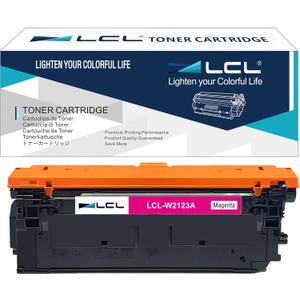 LCL Remanufactured 212A Magenta Toner Cartridge Replacement for HP 212A W2123A 212X W2123X Toner for HP Color LaserJet Enterprise M554, M555 Series, MFP M578 Series Printers (1-Pack)
