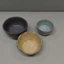 Stoneware Bowls with Reactive Glaze Finish, Set of 4