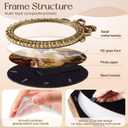 Lineshading 8 Pcs Picture Gold Vintage Gallery Wall Frame Set 5 Sizes