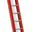 Louisville Ladder 28-foot Fiberglass Extension Ladder, 300-Pound Load Capacity, Type IA, FE3228