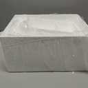 Leinuosen 7 Pcs Large Acrylic Buffet Risers, 6-12" Rectangle, White