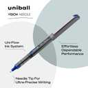 uni-ball uniball Vision Needle Rollerball Pens with 0.7mm Fine Point, Blue, 12 Count