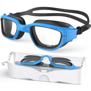 Kids Swim Goggles,Swimming Goggles for Kids 6-14, Anti-Fog UV Protection Pool Glasses for Boys Girls